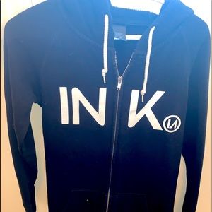 INK ADDICT zip up hoodie dress